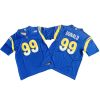 Rams 99# Aaron Donald Royal Vapor Jersey Stitched