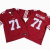49ers Trent Williams #71 Scarlet Vapor Jersey Stitched