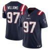 Milton Williams 97# 2025 Navy Stitched Jersey