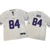 Randy Moss #84 Vikings White Vapor FUSE Jersey Stitched