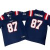 Rob Gronkowski #87 Patriots Navy Vapor Jersey Stitched