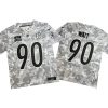 T.J. Watt #90 Pittsburgh Steelers Salute to Service 2024-2025 Jersey Stitched