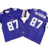 T.J. Hockenson #87 Vikings 2024 Purple Vapor Jersey Stitched