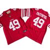 The Faithful 49ers Scarlet Vapor Jersey Stitched