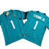 Travis Etienne Jr Jacksonville Jaguars Teal Vapor Jersey Stitched