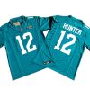 Travis Hunter #12 Jaguars 2025 Draft First Round Pick Jersey Stitched - Teal