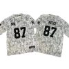 Travis Kelce #87 Chiefs Salute to Service Arctic Vapor FUSE Jersey Stitched - NWT
