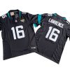 Trevor Lawrence Jacksonville Jaguars Black Vapor Jersey Stitched