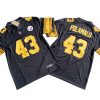 Troy Polamalu 43 Pittsburgh Steelers Black Alternate Vapor Jersey Stitched