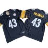 Troy Polamalu #43 Steelers Black Vapor Jersey Stitched