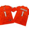 Tua Tagovailoa #1 Miami Dolphins Orange Vapor Jersey Stitched