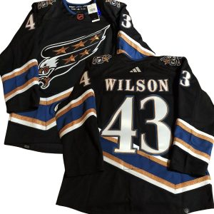 Washington Capitals Tom Wilson Black Alternate 50th Anniversary Jersey