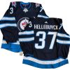 Winnipeg Jets Connor Hellebuyck Navy Jersey