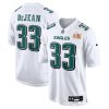Eagles Cooper DeJean Tundra White LIX Championship Fashion Stitched Jersey