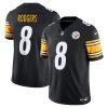 Pittsburgh Steelers Aaron Rodgers Black Team Limited Jersey Stitched