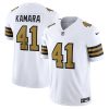 New Orleans Saints Alvin Kamara White Alternate Limited Jersey Stiched