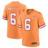Tampa Bay Buccaneers Baker Mayfield Creamsicle 50th Season Game Jersey Stitched