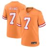 Tampa Bay Buccaneers Bucky Irving Orange Alternate Game Jersey Stitched