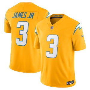 Los Angeles Chargers Derwin James Jr. Gold Alternate Charger Power Limited Jersey Stitched