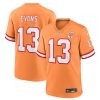 Tampa Bay Buccaneers Mike Evans Creamsicle 50th Season Game Jersey Stitched