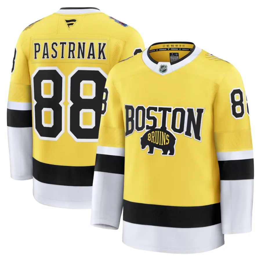Boston-Bruins-David-Pastrnak-Gold-2026-NHL-Stadium-Series-Premium-Jersey.webp
