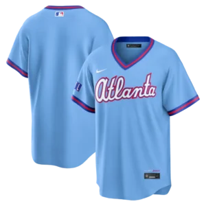 Braves Powder Blue 2026 City Connect Jersey Stitched