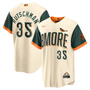 Orioles Adley Rutschman Natural 2026 City Connect Jersey Stitched