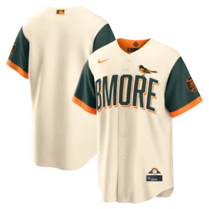 Orioles Natural 2026 City Connect Jersey Stitched