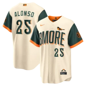 Orioles Pete Alonso Natural 2026 City Connect Jersey Stitched
