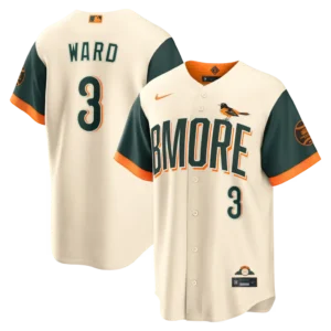 Orioles Taylor Ward Natural 2026 City Connect Jersey Stitched