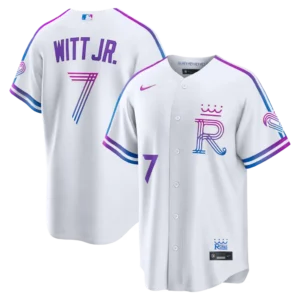 Royals Bobby Witt Jr. White 2026 City Connect Jersey Stitched