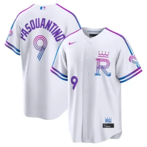 Royals Vinnie Pasquantino White 2026 City Connect Jersey Stitched