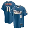 Brewers Jackson Chourio Mineral Blue 2026 City Connect Jersey Stitched