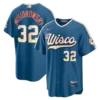 Brewers Jacob Misiorowski Mineral Blue 2026 City Connect Jersey Stitched