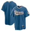 Brewers Mineral Blue 2026 City Connect Jersey Stitched