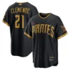 Pirates Roberto Clemente Black 2026 City Connect Jersey Stitched