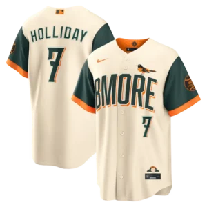 Orioles Jackson Holliday Natural 2026 City Connect Jersey Stitched
