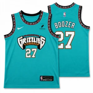 Cameron Boozer #27 Memphis Grizzlies 2026 Teal Stitched Jersey