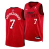 Giannis Antetokounmpo #7 HEAT Culture Red Stitched Jersey