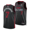 Giannis Antetokounmpo #7 HEAT Culture Black Stitched Jersey
