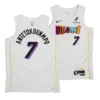 Giannis Antetokounmpo #7 Miami Mashup White Jersey