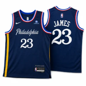 Lebron James Philadelphia 76ers 2025-26 City Edition Stitched Jersey